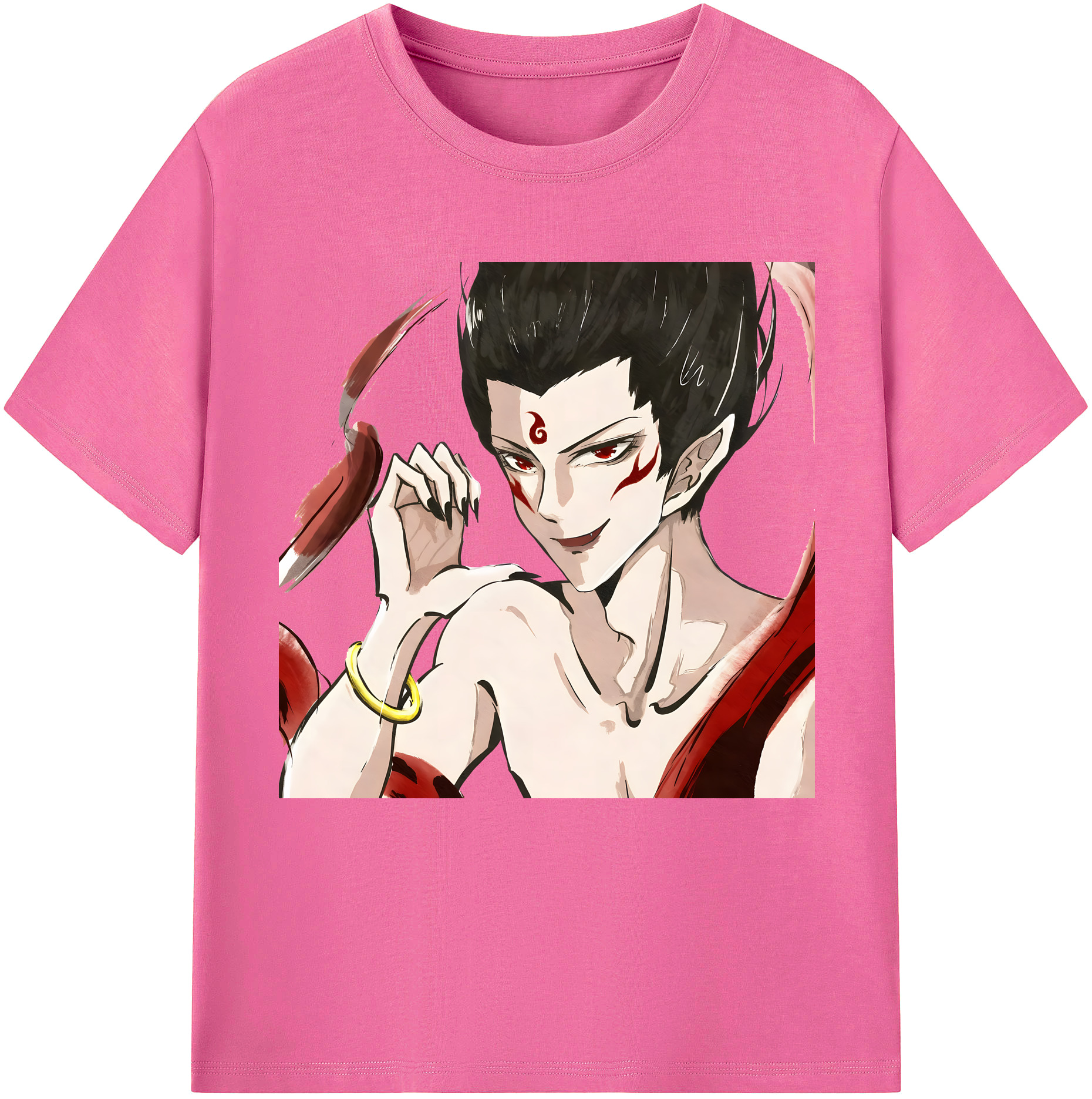 （画像用） Ne Zha 2 ナタ 魔童の大暴れ レディースカジュアルプリントTシャツ（綿100％）